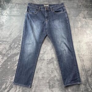 Travis Mathew Legacy Featherweight Blue Jeans Mens 32 Fits 34x29 Stretch Golf